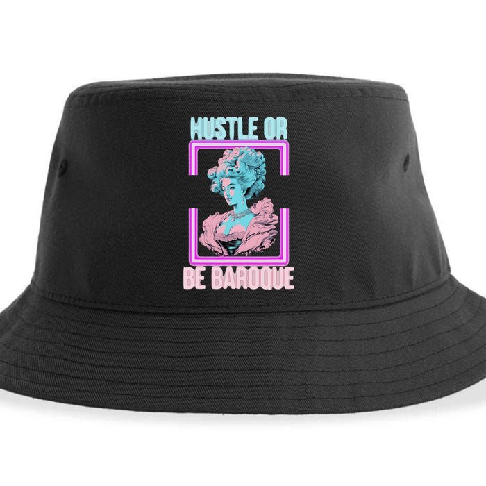 PinkFluffDesigns Hustle or Be Baroque Sustainable Bucket Hat