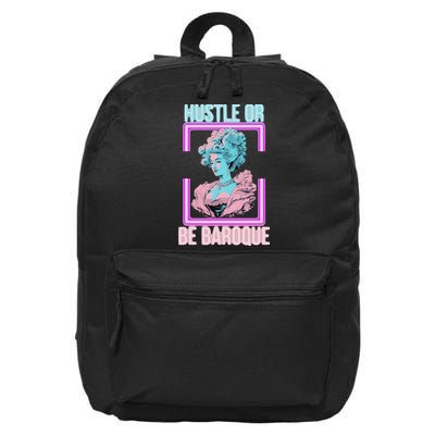 PinkFluffDesigns Hustle or Be Baroque 16 in Basic Backpack
