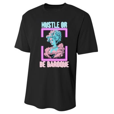 PinkFluffDesigns Hustle or Be Baroque Performance Sprint T-Shirt