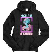 PinkFluffDesigns Hustle or Be Baroque Tie Dye Hoodie