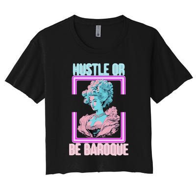 PinkFluffDesigns Hustle or Be Baroque Crop Top