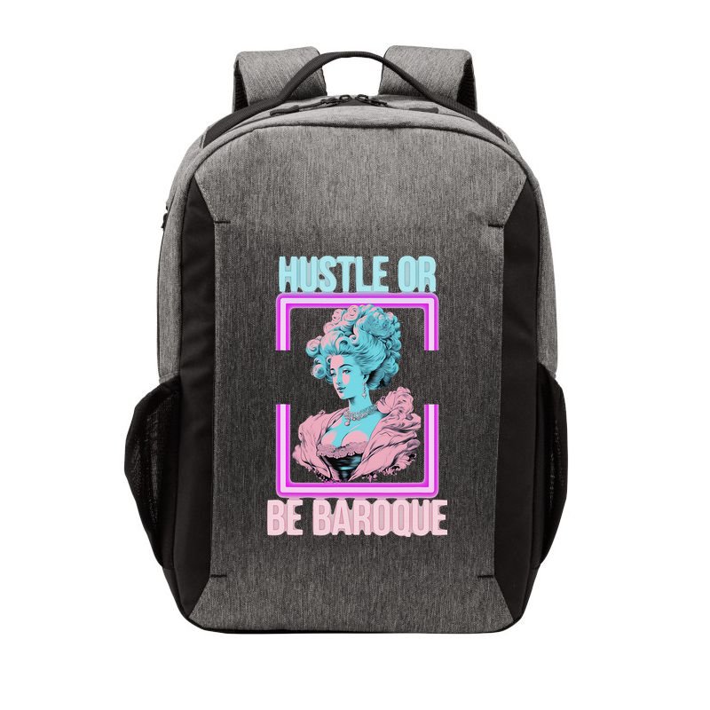 PinkFluffDesigns Hustle or Be Baroque Vector Backpack