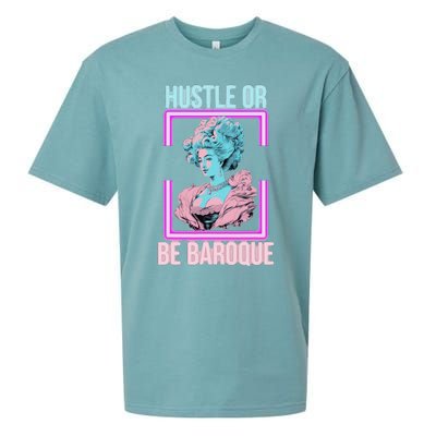 PinkFluffDesigns Hustle or Be Baroque Sueded Cloud Jersey T-Shirt