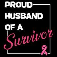 Proud Husband Of A Survivor Breast Cancer Awareness Impact Tech Backpack