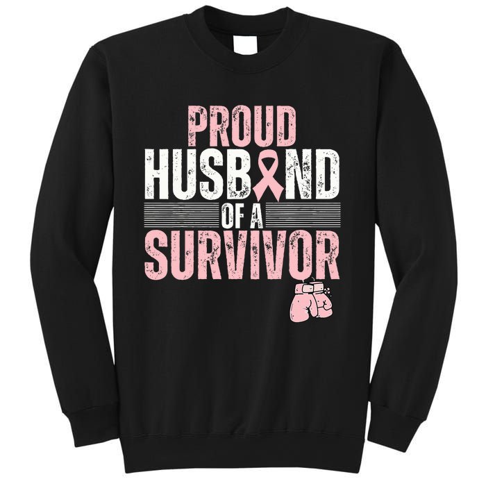 Proud Husband Of Survivor Breast Cancer Survivor Awareness Sweatshirt