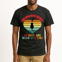 Purrsonal HeartWarmer On Duty, One Meow At A Time Tall T-Shirt