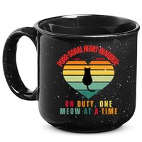 Purrsonal HeartWarmer On Duty, One Meow At A Time 15oz Campfire Ceramic Mug