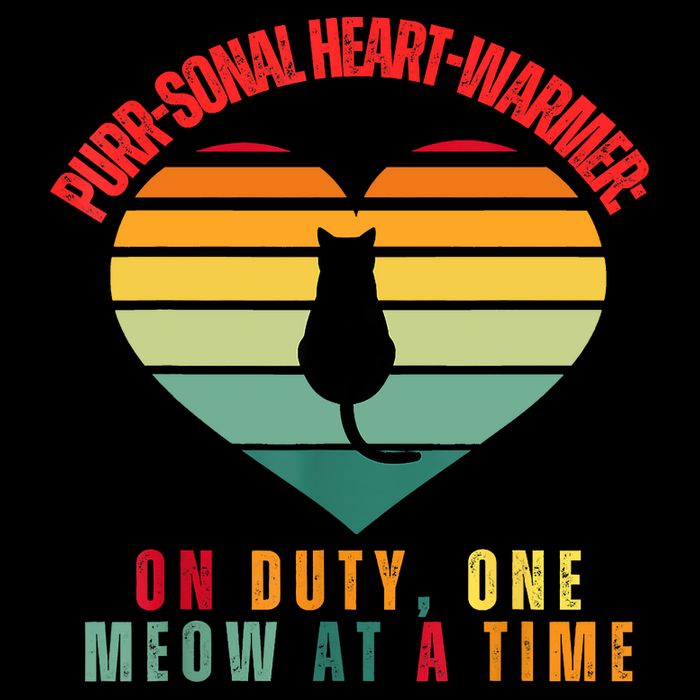 Purrsonal HeartWarmer On Duty, One Meow At A Time Toddler Sweatshirt