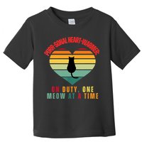 Purrsonal HeartWarmer On Duty, One Meow At A Time Toddler T-Shirt