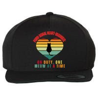 Purrsonal HeartWarmer On Duty, One Meow At A Time Wool Snapback Cap