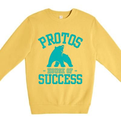 Protos House Of Successteachers Students Rca School Spirit Vneck Premium Crewneck Sweatshirt