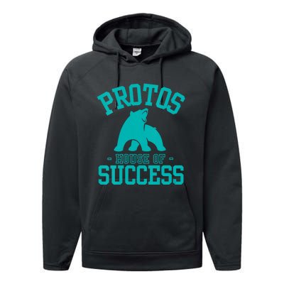 Protos House Of Successteachers Students Rca School Spirit Vneck Performance Fleece Hoodie