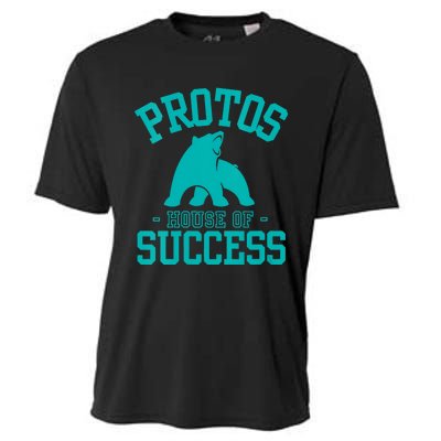 Protos House Of Successteachers Students Rca School Spirit Vneck Cooling Performance Crew T-Shirt