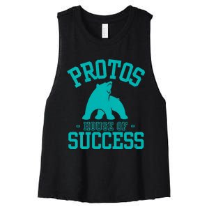 Protos House Of Successteachers Students Rca School Spirit Vneck Women's Racerback Cropped Tank