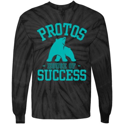 Protos House Of Successteachers Students Rca School Spirit Vneck Tie-Dye Long Sleeve Shirt