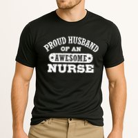 Proud Husband Of An Awesome Nurse Cooling Performance Crew T-Shirt