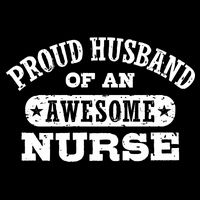 Proud Husband Of An Awesome Nurse Cooling Performance Crew T-Shirt