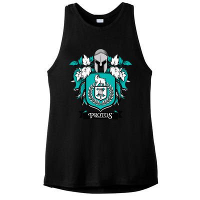 Protos House Of Success Teachers Students Ladies PosiCharge Tri-Blend Wicking Tank