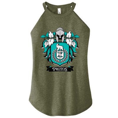 Protos House Of Success Teachers Students Women's Perfect Tri Rocker Tank