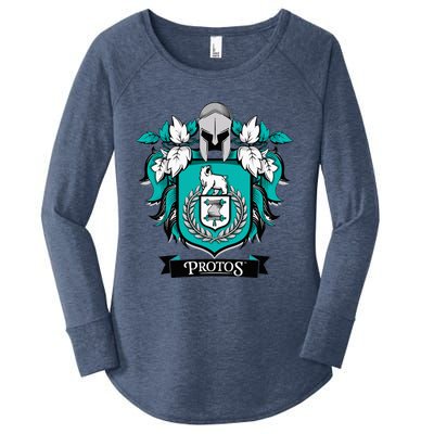 Protos House Of Success Teachers Students Women's Perfect Tri Tunic Long Sleeve Shirt