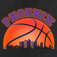 Phoenix Arizona Basketball City Skyline 11oz C Handle Ceramic Mug