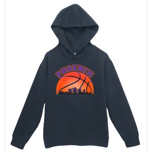 Phoenix Arizona Basketball City Skyline Urban Pullover Hoodie