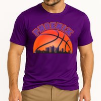 Phoenix Arizona Basketball City Skyline Cooling Performance Crew T-Shirt