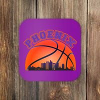 Phoenix Arizona Basketball City Skyline Coaster