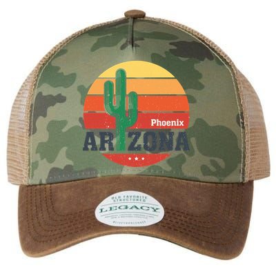 Phoenix Arizona Retro Legacy Tie Dye Trucker Hat