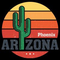 Phoenix Arizona Retro Stripe Pom Pom Beanie