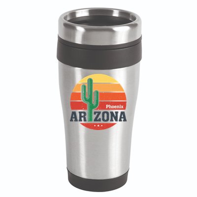 Phoenix Arizona Retro 16oz Travel Tumbler