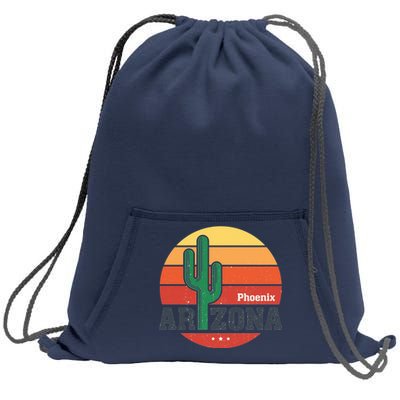 Phoenix Arizona Retro Sweatshirt Cinch Pack Bag