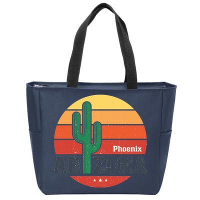 Phoenix Arizona Retro Zip Tote Bag