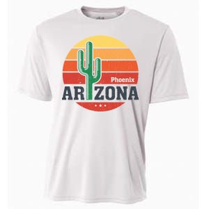 Phoenix Arizona Retro Cooling Performance Crew T-Shirt