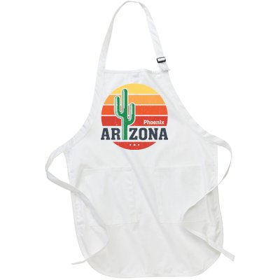 Phoenix Arizona Retro Full-Length Apron With Pockets