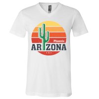 Phoenix Arizona Retro V-Neck T-Shirt