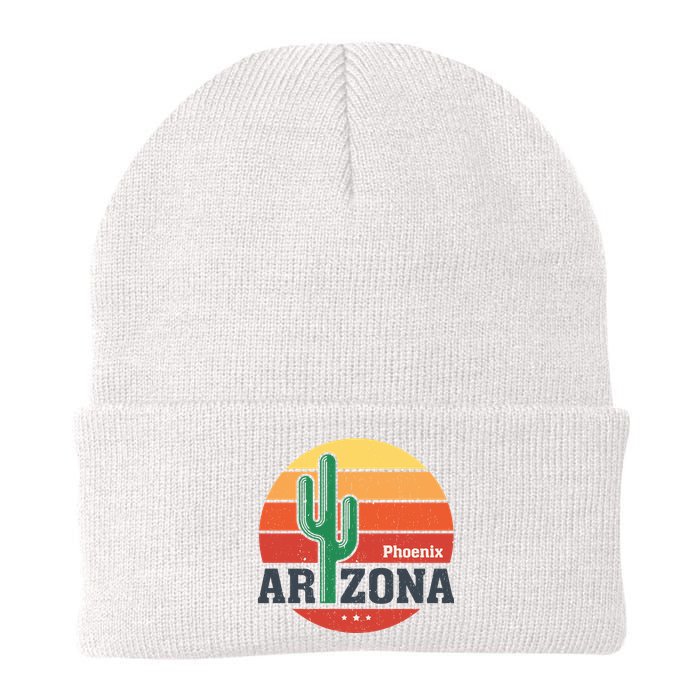 Phoenix Arizona Retro Knit Cap Winter Beanie