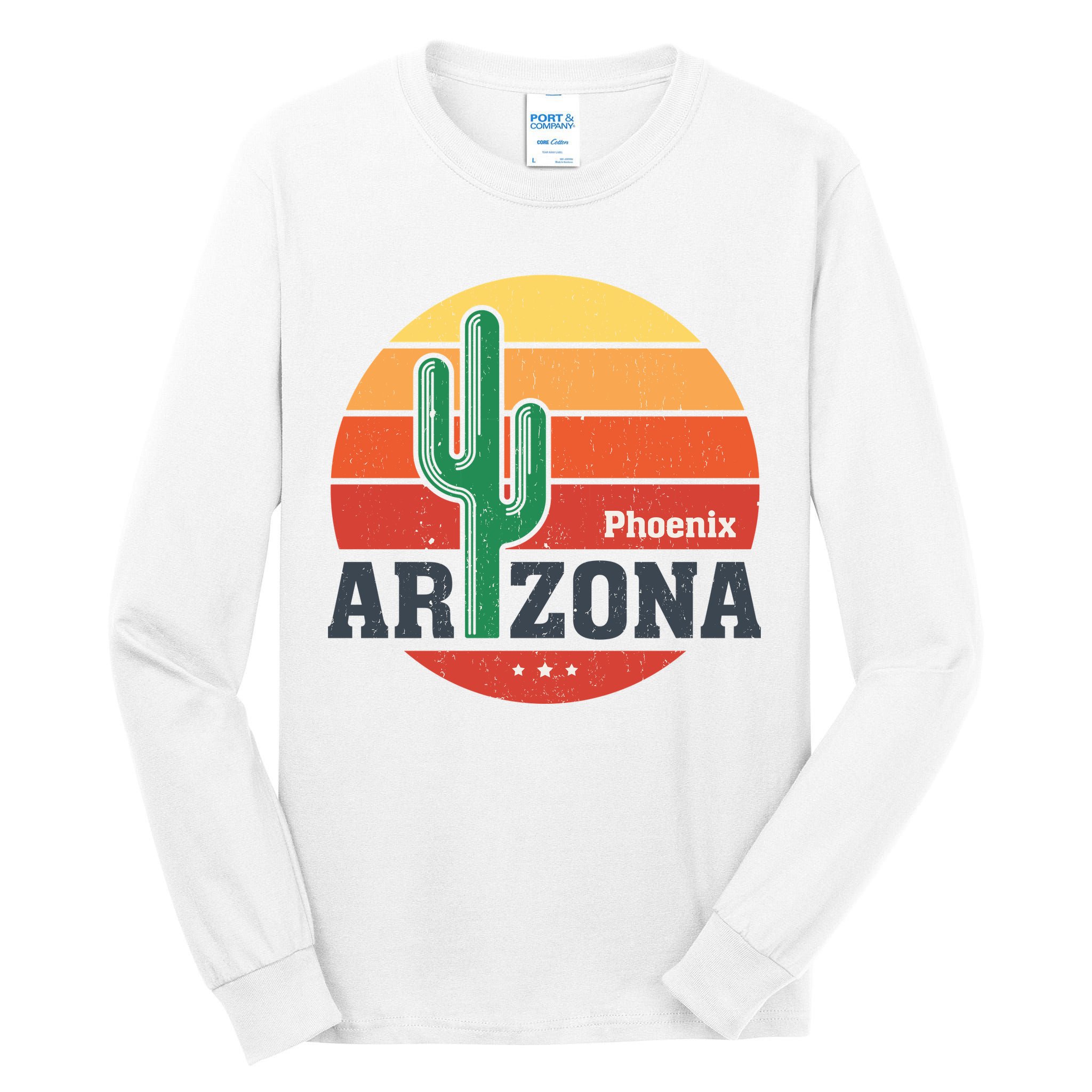 Phoenix Arizona Retro Tall Long Sleeve T-Shirt