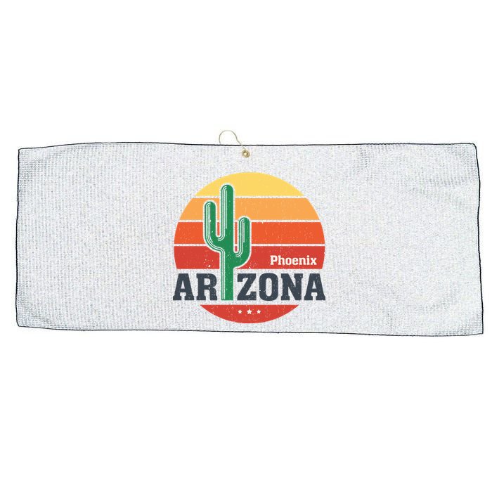 Phoenix Arizona Retro Large Microfiber Waffle Golf Towel