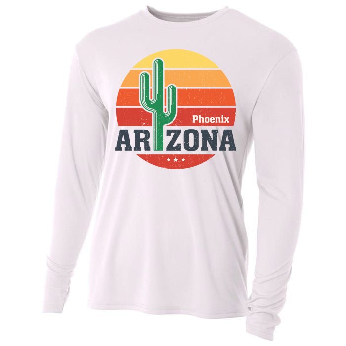 Phoenix Arizona Retro Cooling Performance Long Sleeve Crew