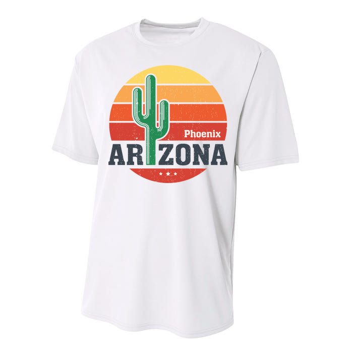 Phoenix Arizona Retro Performance Sprint T-Shirt