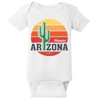 Phoenix Arizona Retro Baby Bodysuit