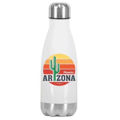 Phoenix Arizona Retro Stainless Steel Insulated Water Bottle