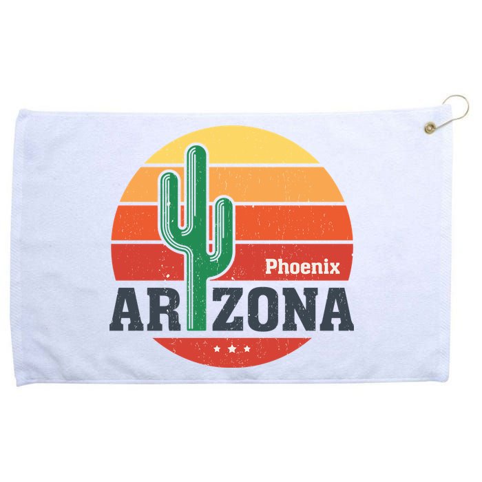 Phoenix Arizona Retro Grommeted Golf Towel