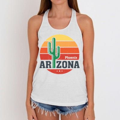 Phoenix Arizona Retro Women's Knotted Racerback Tank