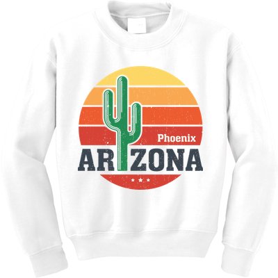 Phoenix Arizona Retro Kids Sweatshirt