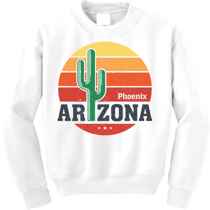 Phoenix Arizona Retro Kids Sweatshirt