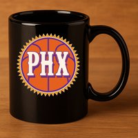 Phoenix PHX Basketball Sun Ball 11oz C Handle Ceramic Mug