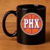 Phoenix PHX Basketball Sun Ball 11oz C Handle Ceramic Mug