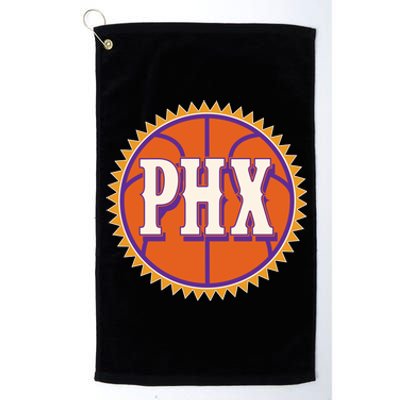 Phoenix PHX Basketball Sun Ball Platinum Collection Golf Towel